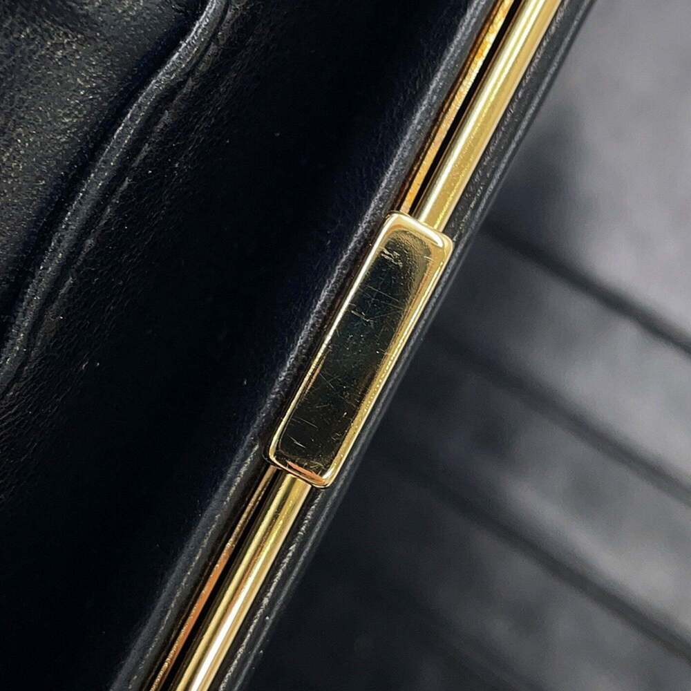 CHANEL Authentic Black Caviar Leather Logo Wallet - Picture 14 of 16